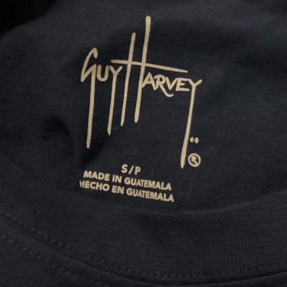 NWT Guy Harvey Men’s Small Fish Graphic Short Sleeve Tee Shirt - Picture 4 of 8